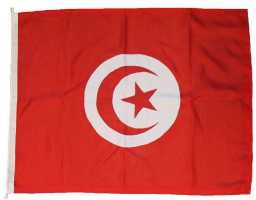 3.5yd 126x63in 320x160cm Tunisia flag (woven MoD fabric)