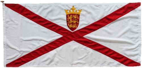 3x2ft 36x24in 91x61cm Jersey state flag (woven MoD fabric)