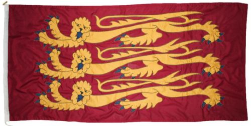 2yd 72x36in 183x91cm Royal Banner of England (Woven MoD fabric)