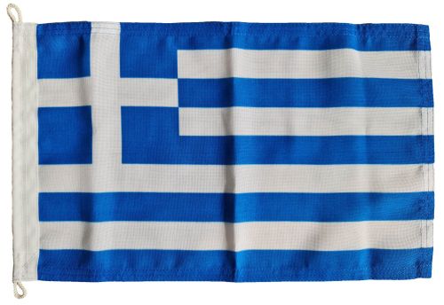 18x12" 46x31 cm Greece courtesy flag printed