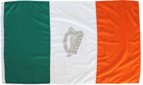 1yd 36x18in 92x46cm Irish Harp flag (woven MoD fabric)